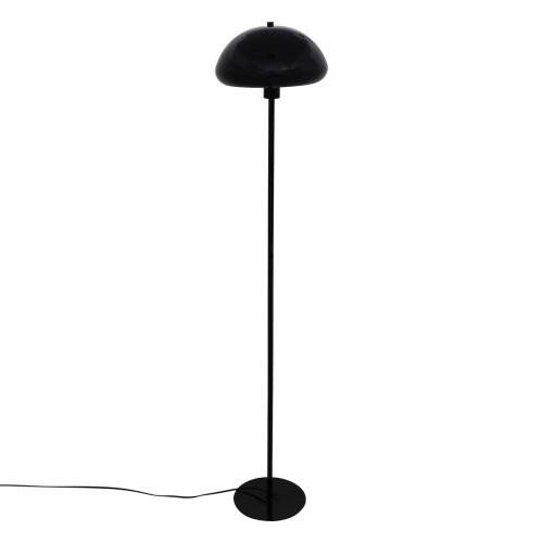 LAMPE DE SOL-140CM-TOUT EN METAL-NOIR